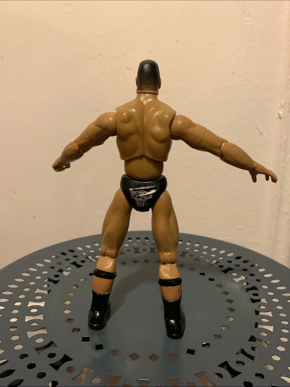 WWE rock figure